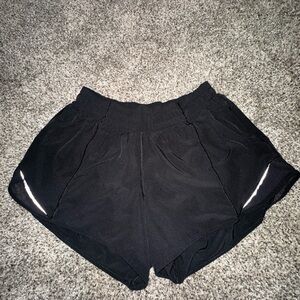 Black Lulu Hottie Hot Shorts
